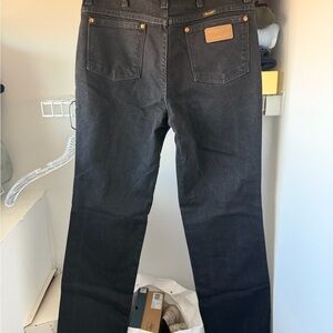 Wrangler Men's Black Jeans 33x34